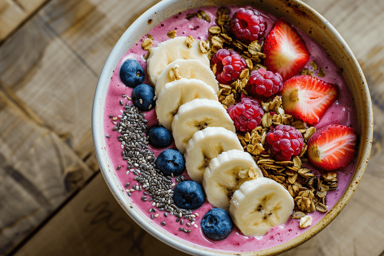 Smoothie Bowl – fertig angerichtet