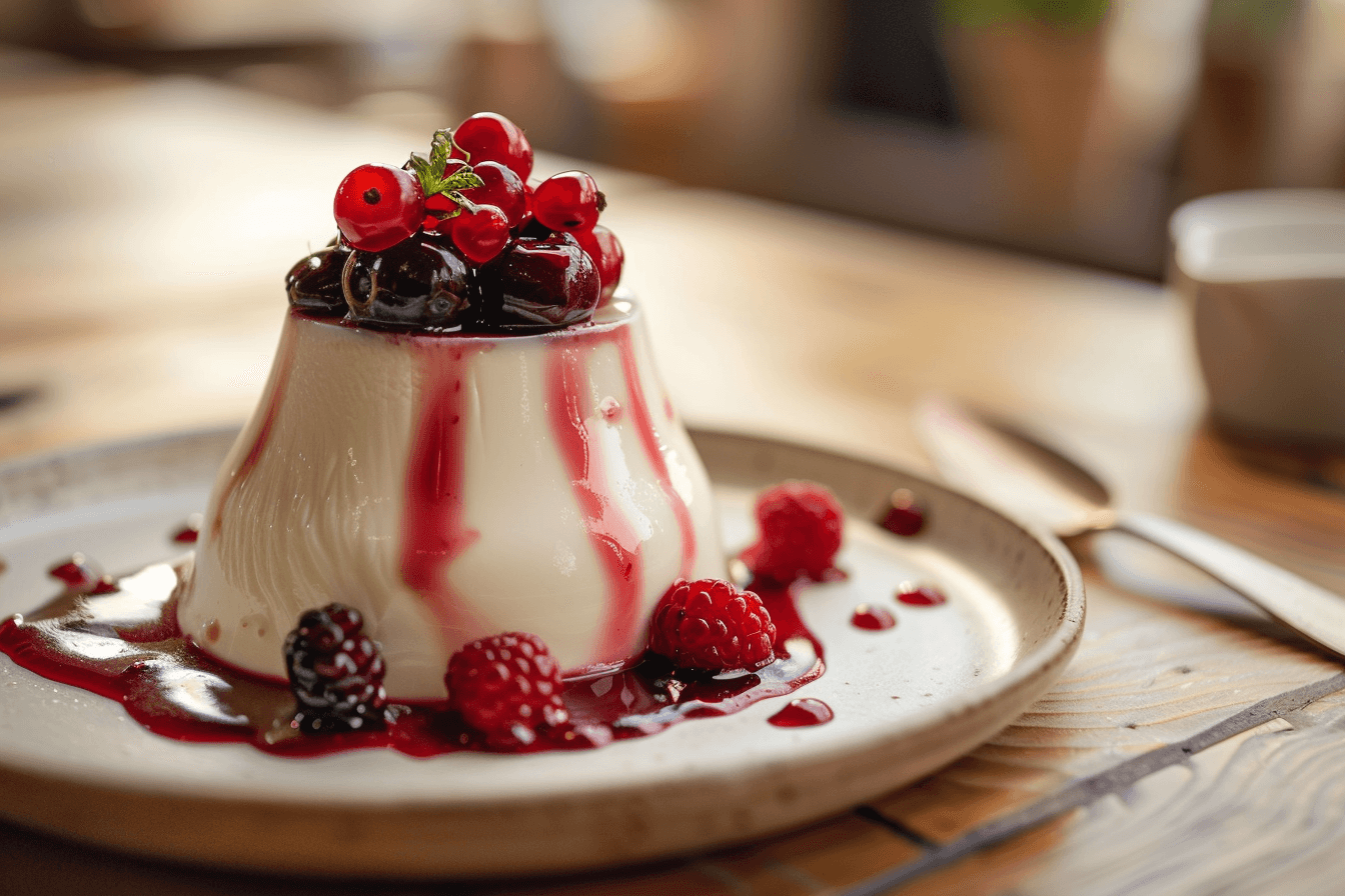 Panna Cotta – fertig angerichtet
