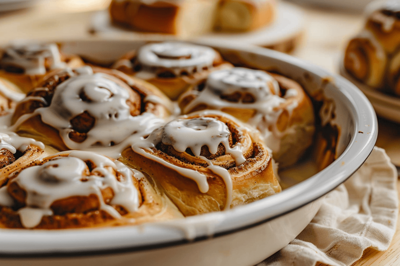 Cinnamon Rolls – fertig angerichtet