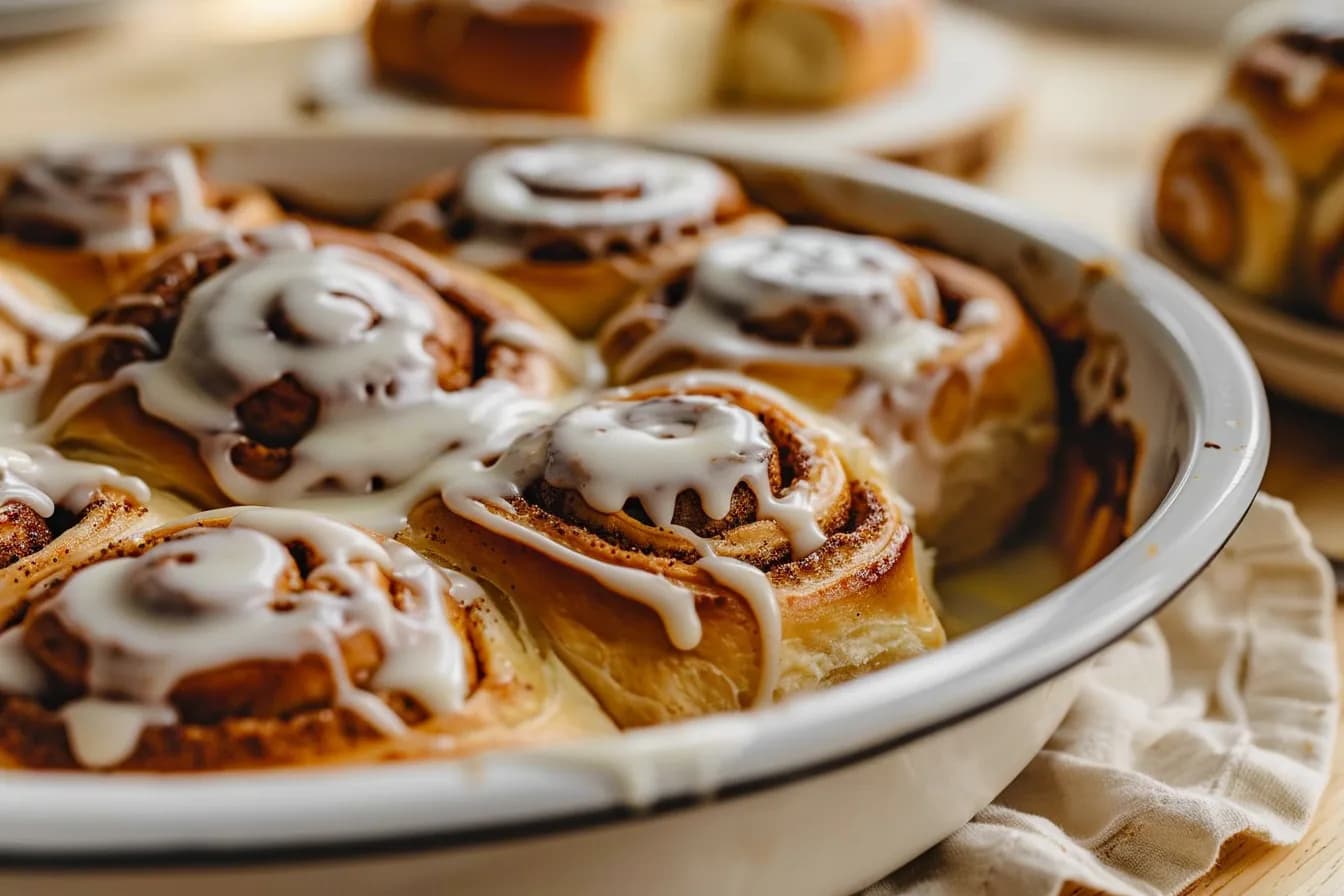 Cinnamon Rolls – fertig angerichtet