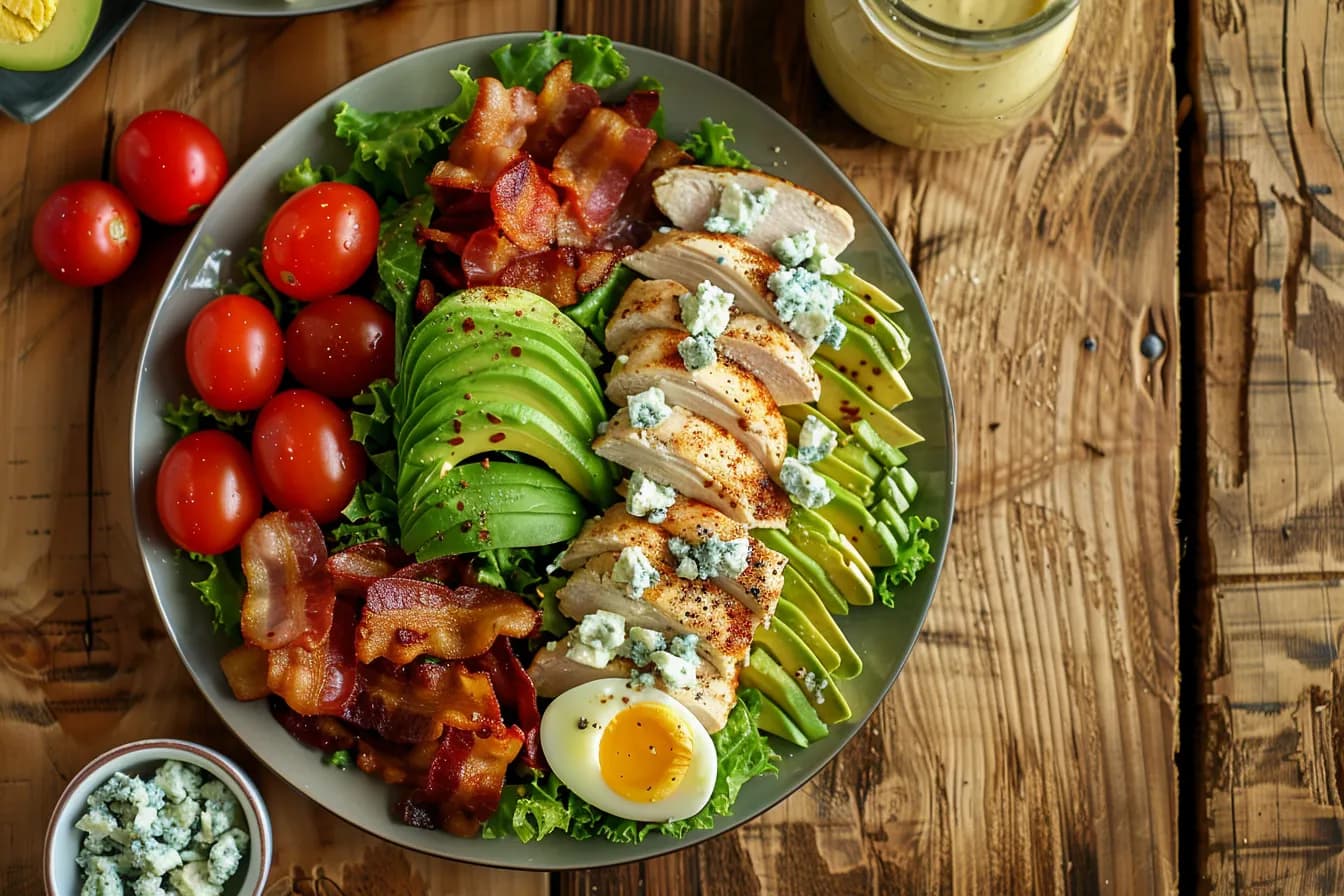 Cobb Salad – fertig angerichtet