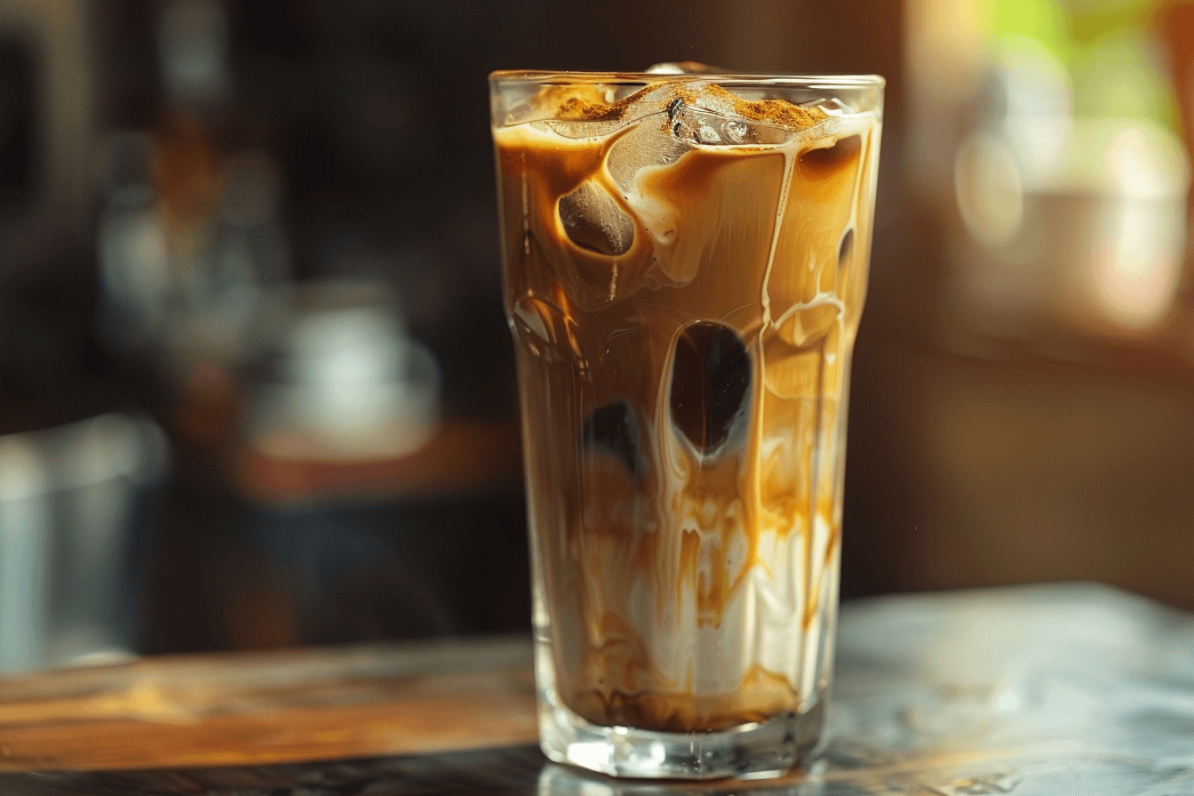 Eiskaffee (Iced Coffee) – fertig angerichtet