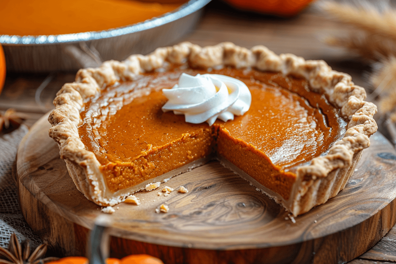 Pumpkin Pie – fertig angerichtet