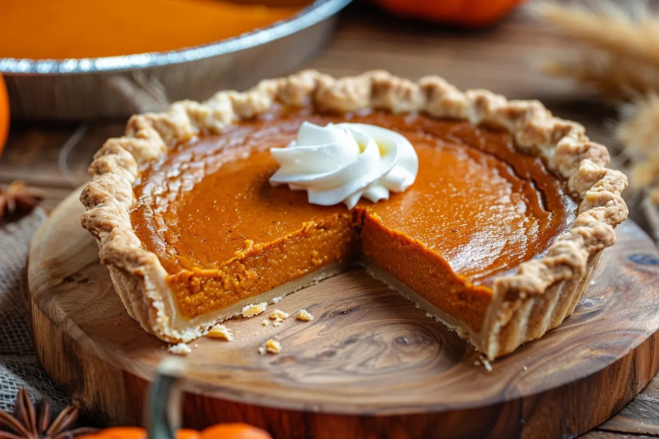 Pumpkin Pie – fertig angerichtet