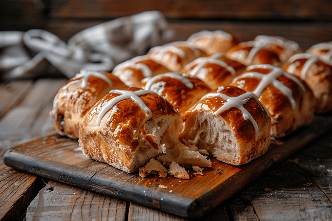 Hot Cross Buns – fertig angerichtet