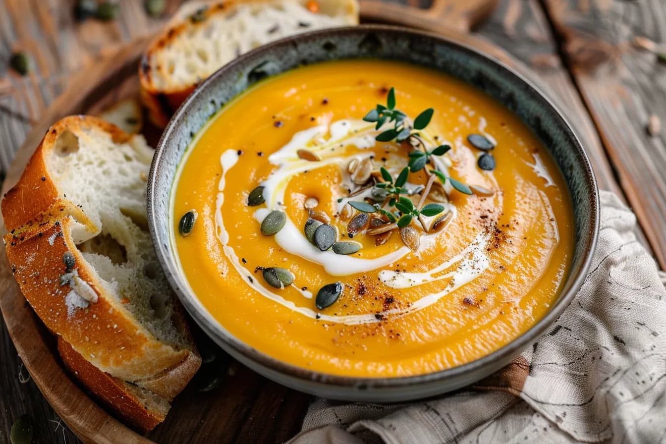 Gemüsesuppe aus jedem Gemüse – fertig angerichtet