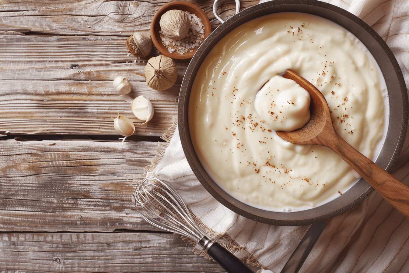 Béchamelsauce – Grundrezept – fertig angerichtet