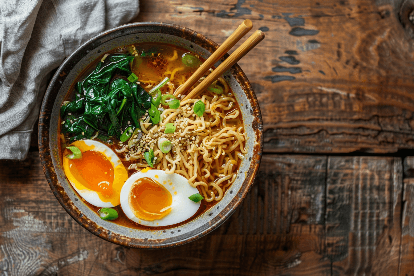Instant-Ramen-Upgrade – fertig angerichtet