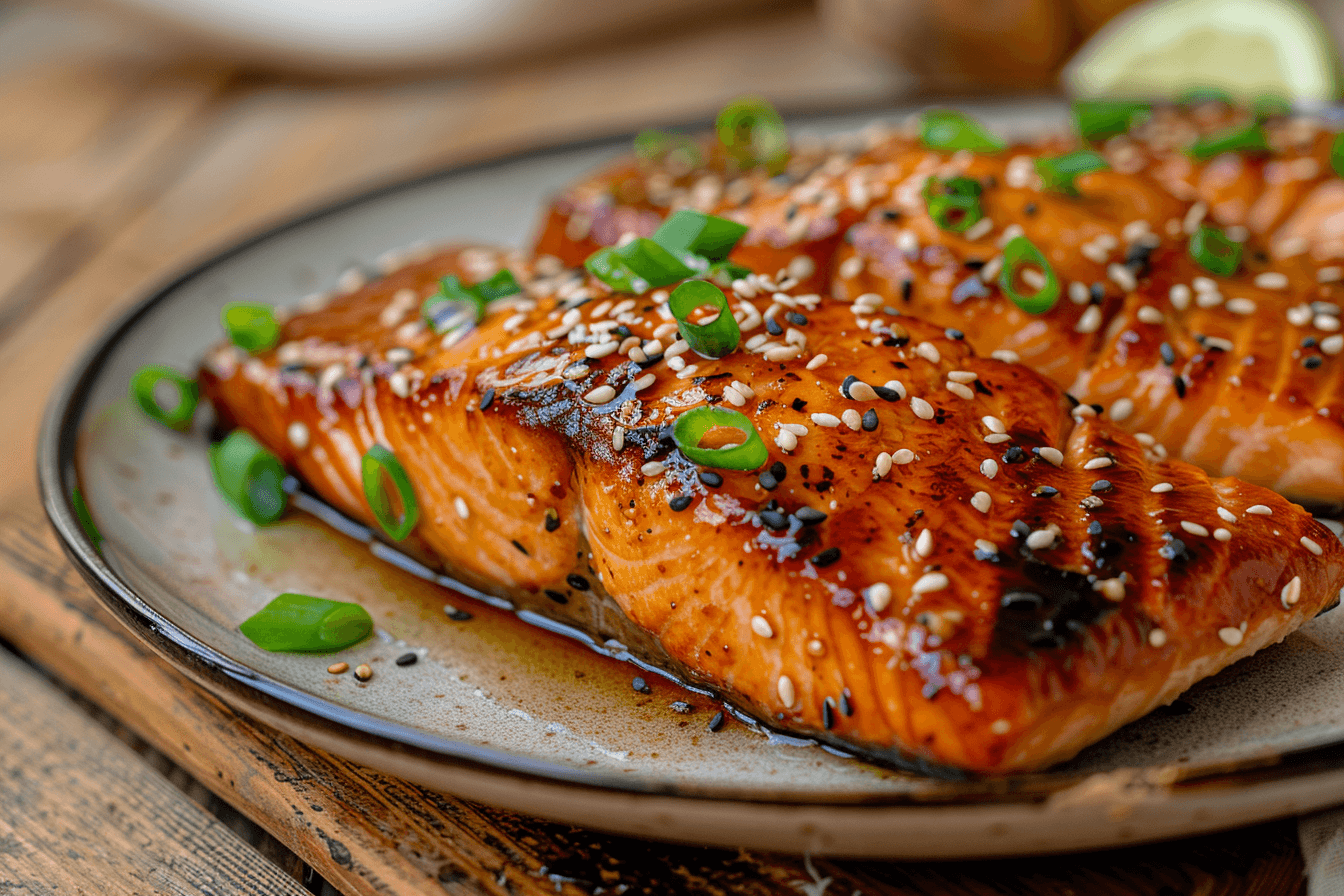 Airfryer-Lachs – fertig angerichtet