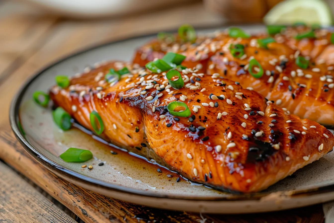 Airfryer-Lachs – fertig angerichtet