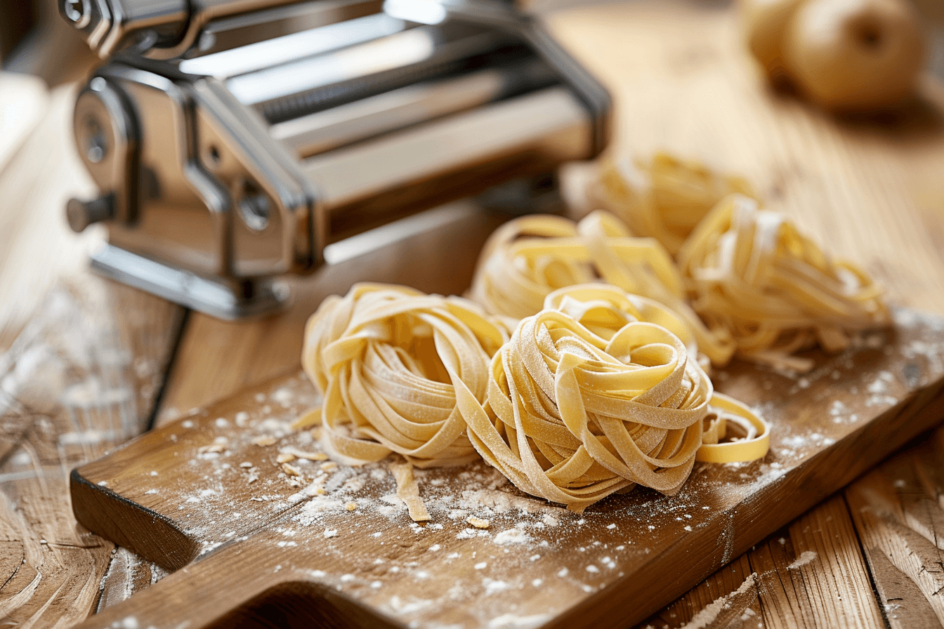 Glutenfreie Pasta selbst gemacht – fertig angerichtet