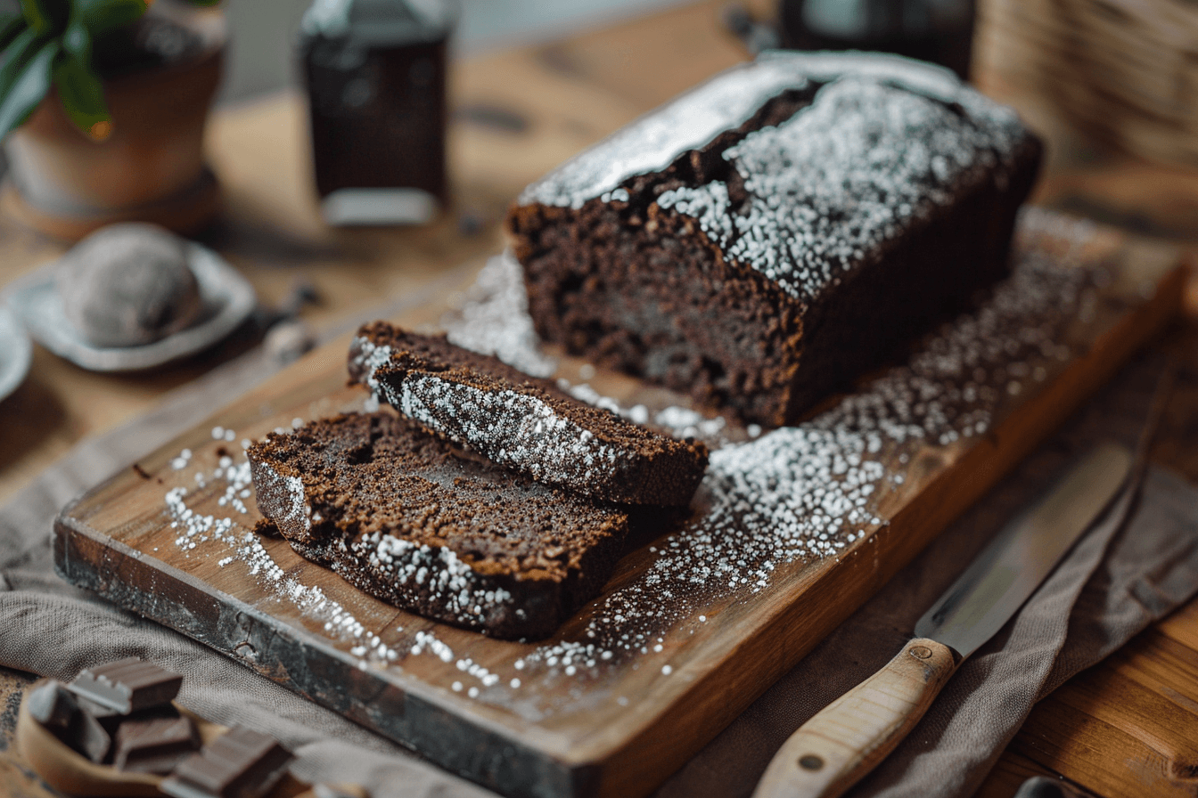 Eifreier Rührkuchen – fertig angerichtet
