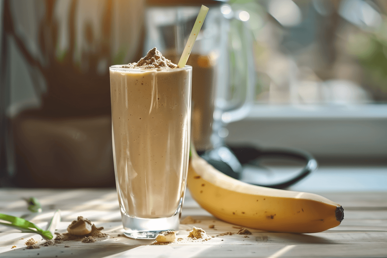 Proteinshake selber machen – fertig angerichtet
