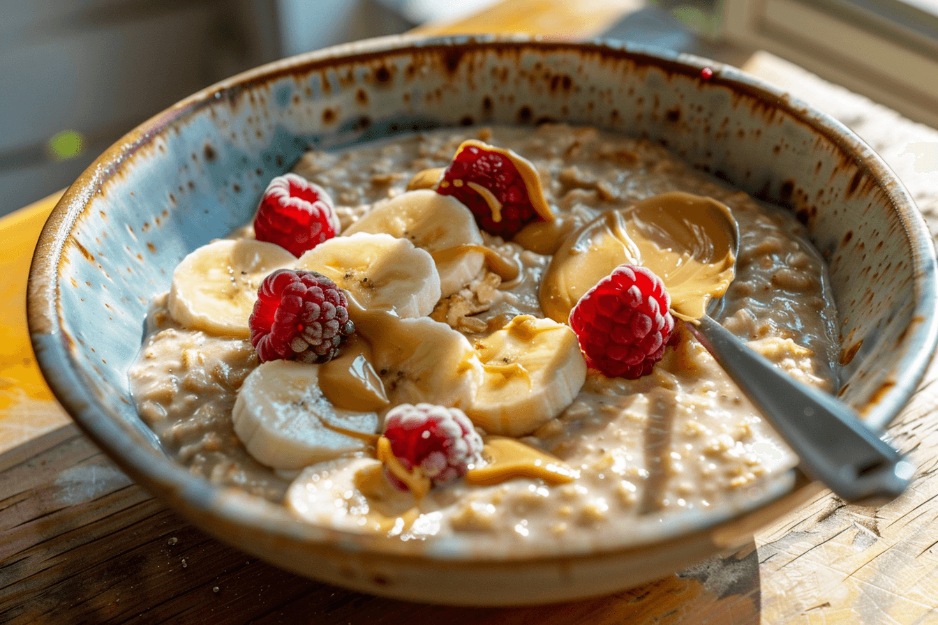 High-Protein-Porridge – fertig angerichtet