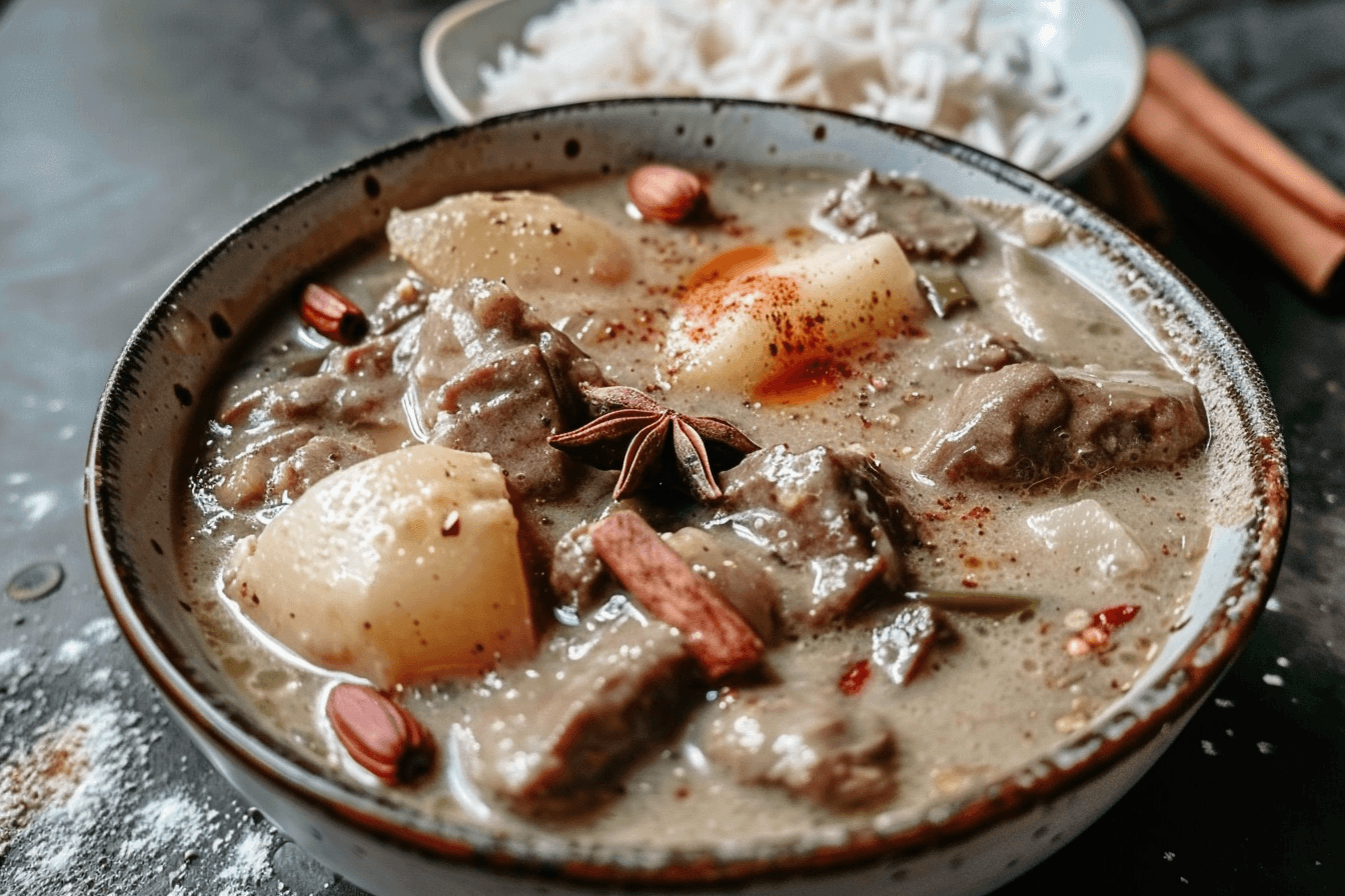 Massaman Curry – fertig angerichtet