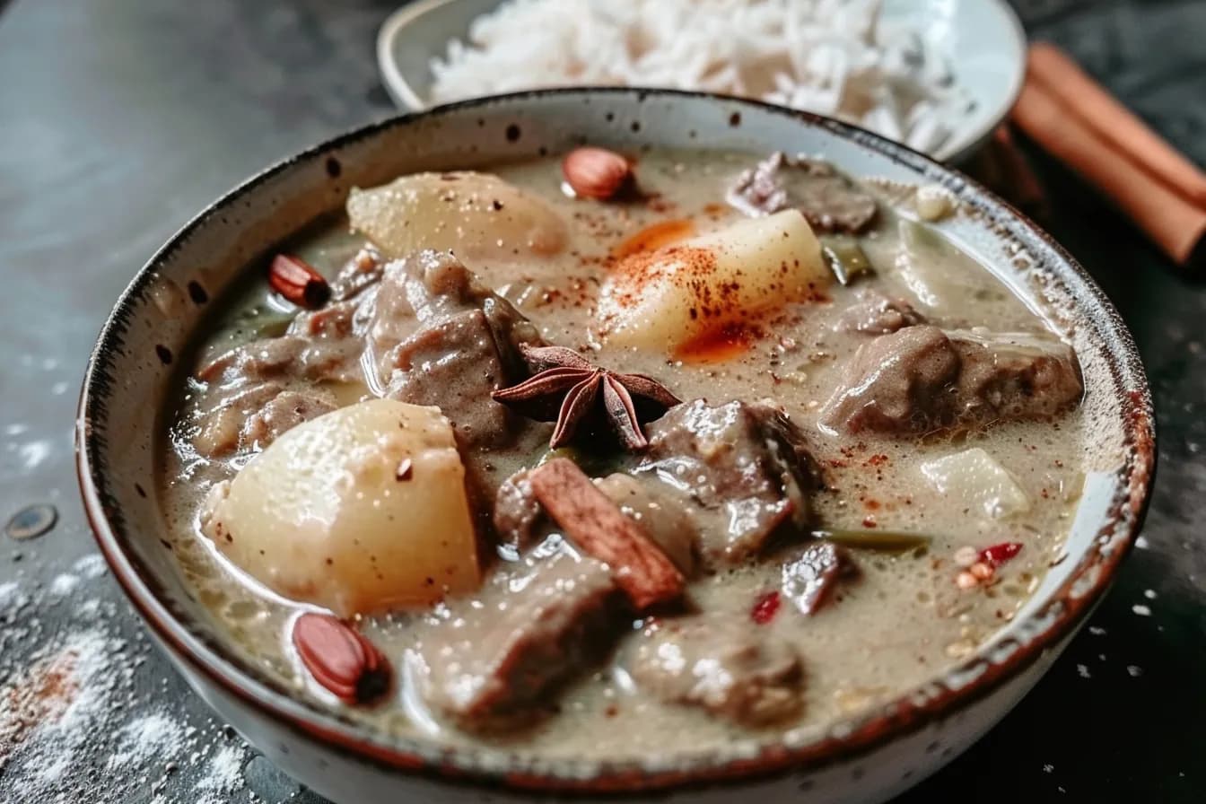 Massaman Curry – fertig angerichtet