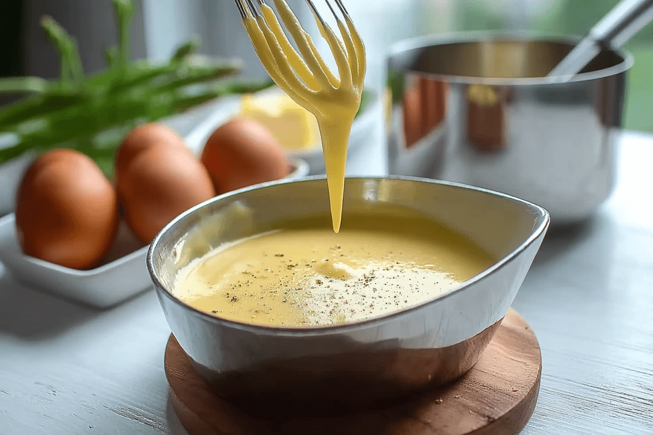 Sauce hollandaise – fertig angerichtet