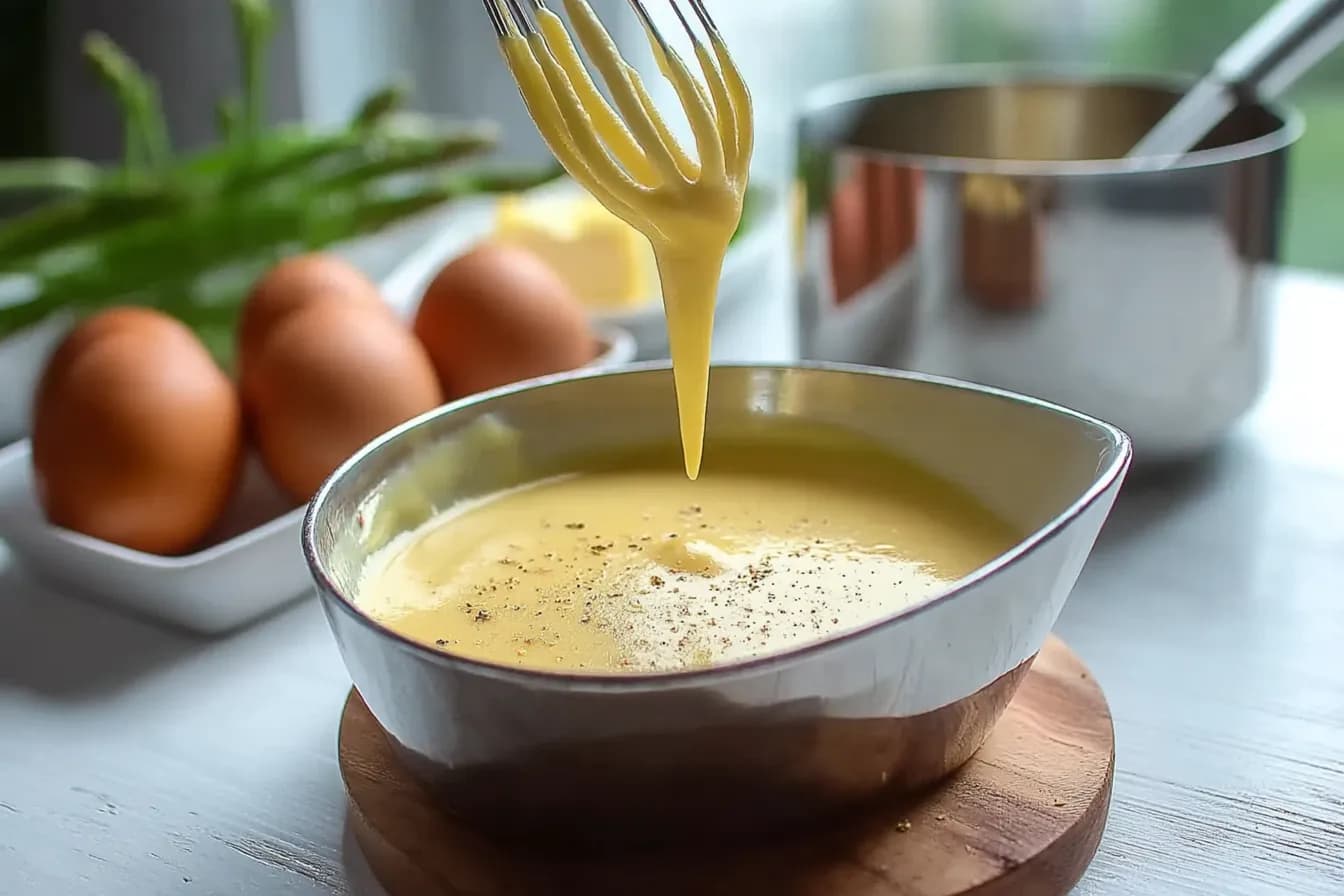 Sauce hollandaise – fertig angerichtet