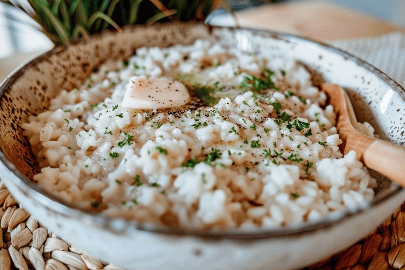 Risotto – fertig angerichtet