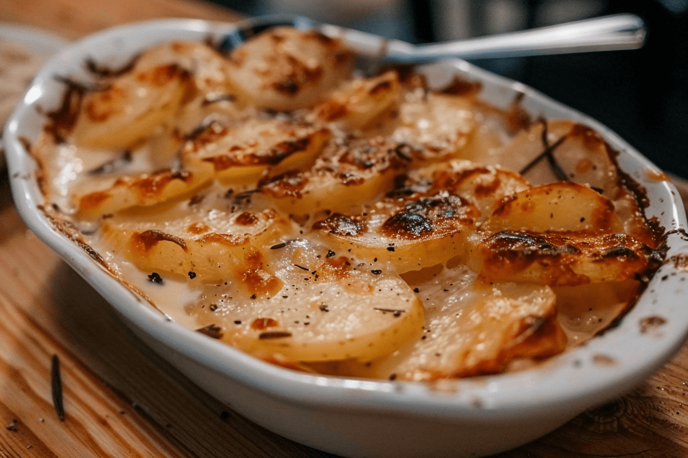 Gratin dauphinois – fertig angerichtet