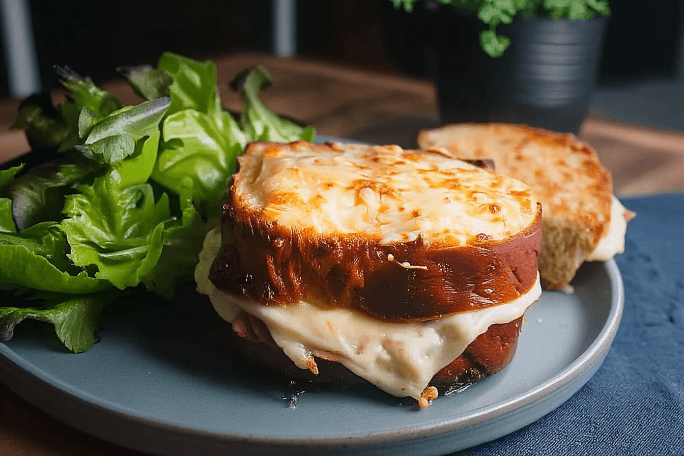 Croque Monsieur – fertig angerichtet