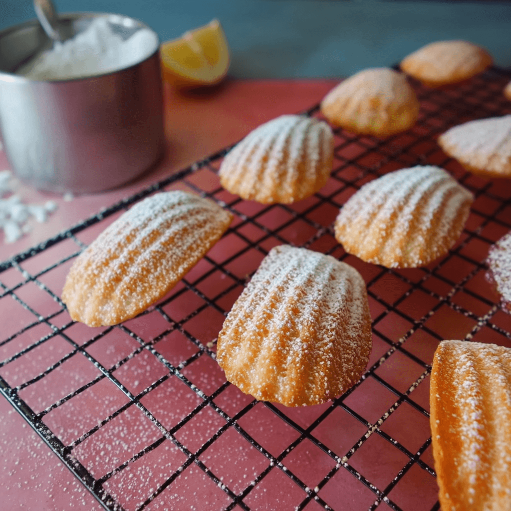 Madeleines – fertig angerichtet