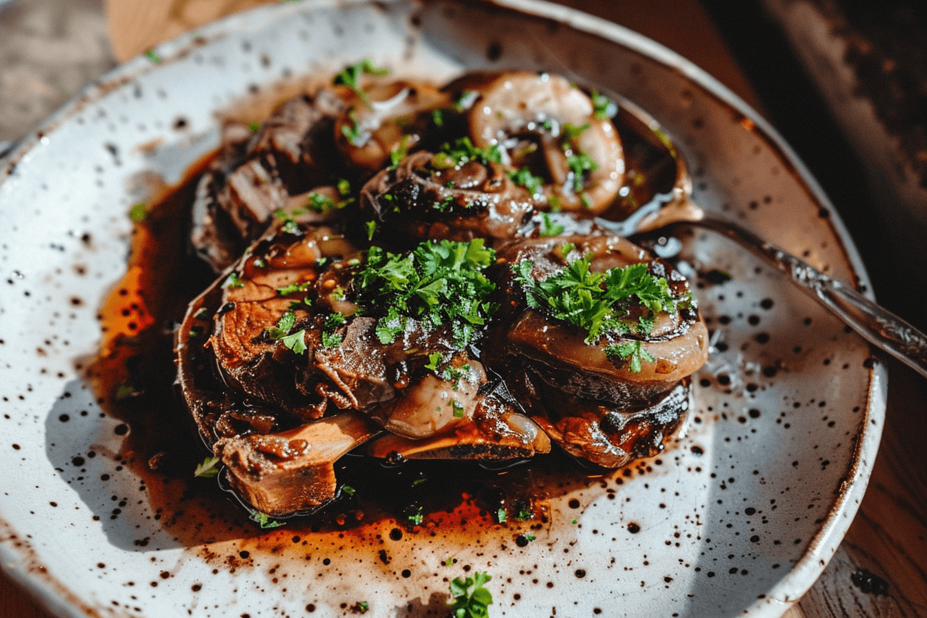 Ossobuco alla Milanese – fertig angerichtet