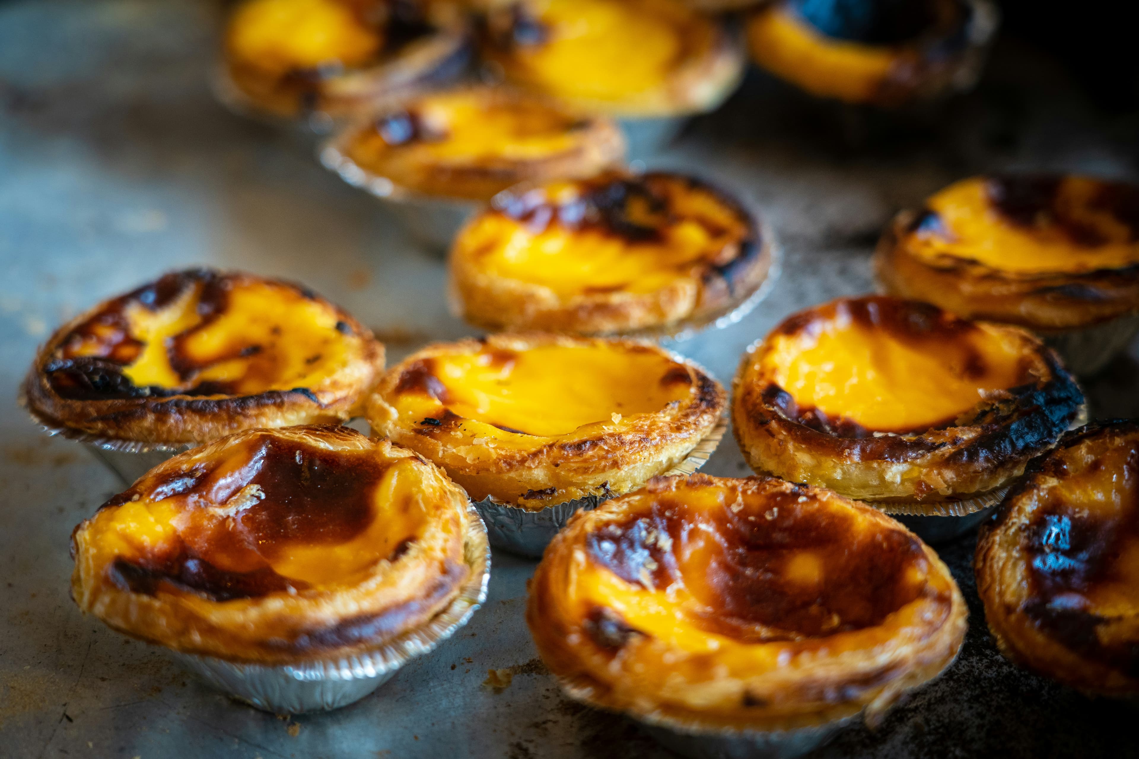 Pastéis de Nata – fertig angerichtet