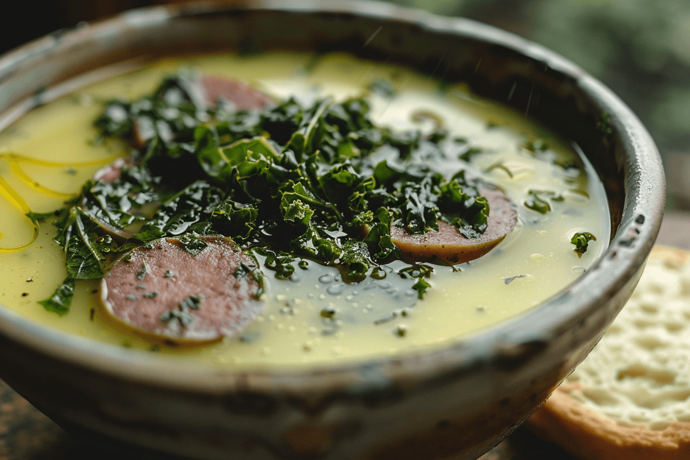 Caldo Verde – fertig angerichtet