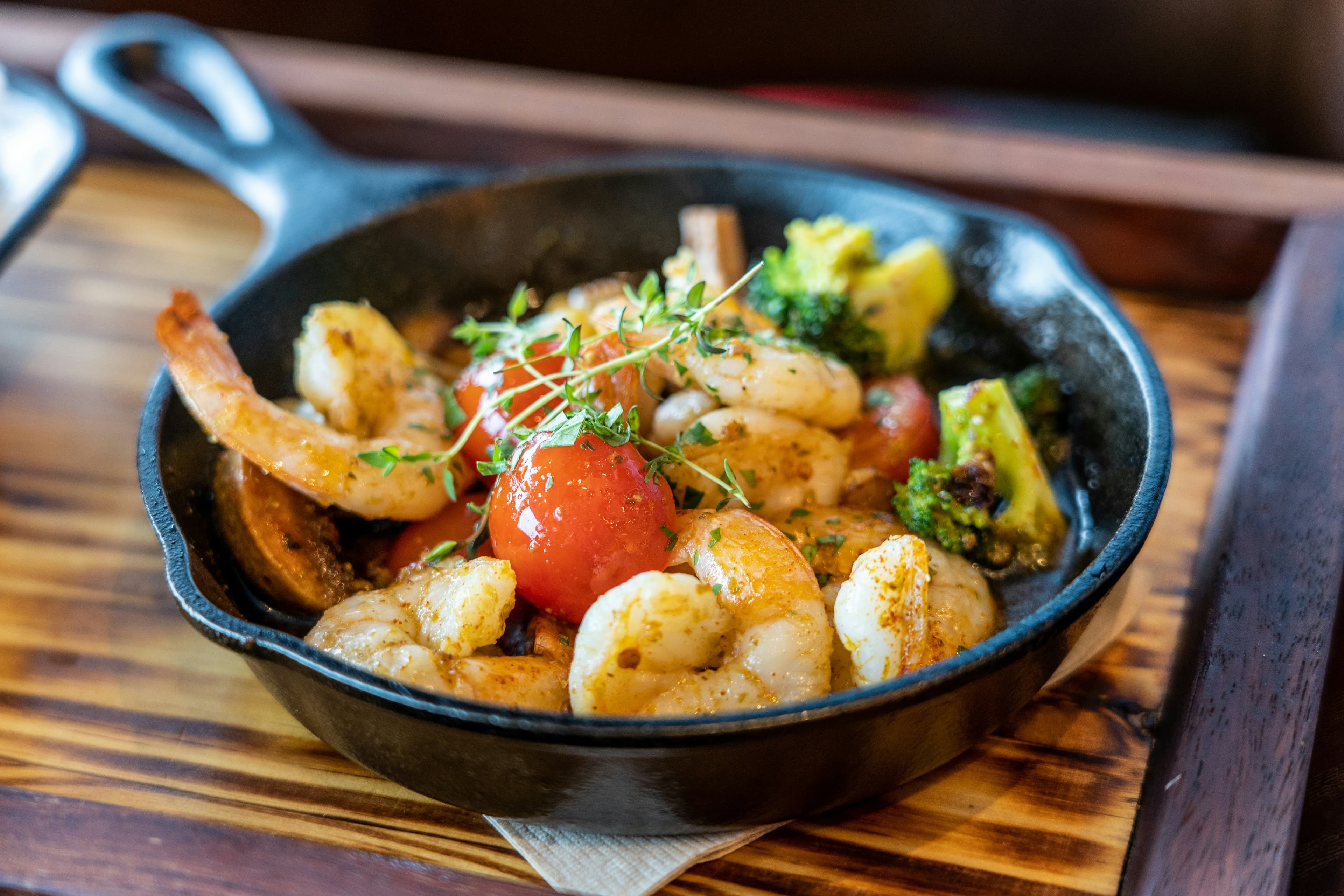 Gambas al ajillo – fertig angerichtet