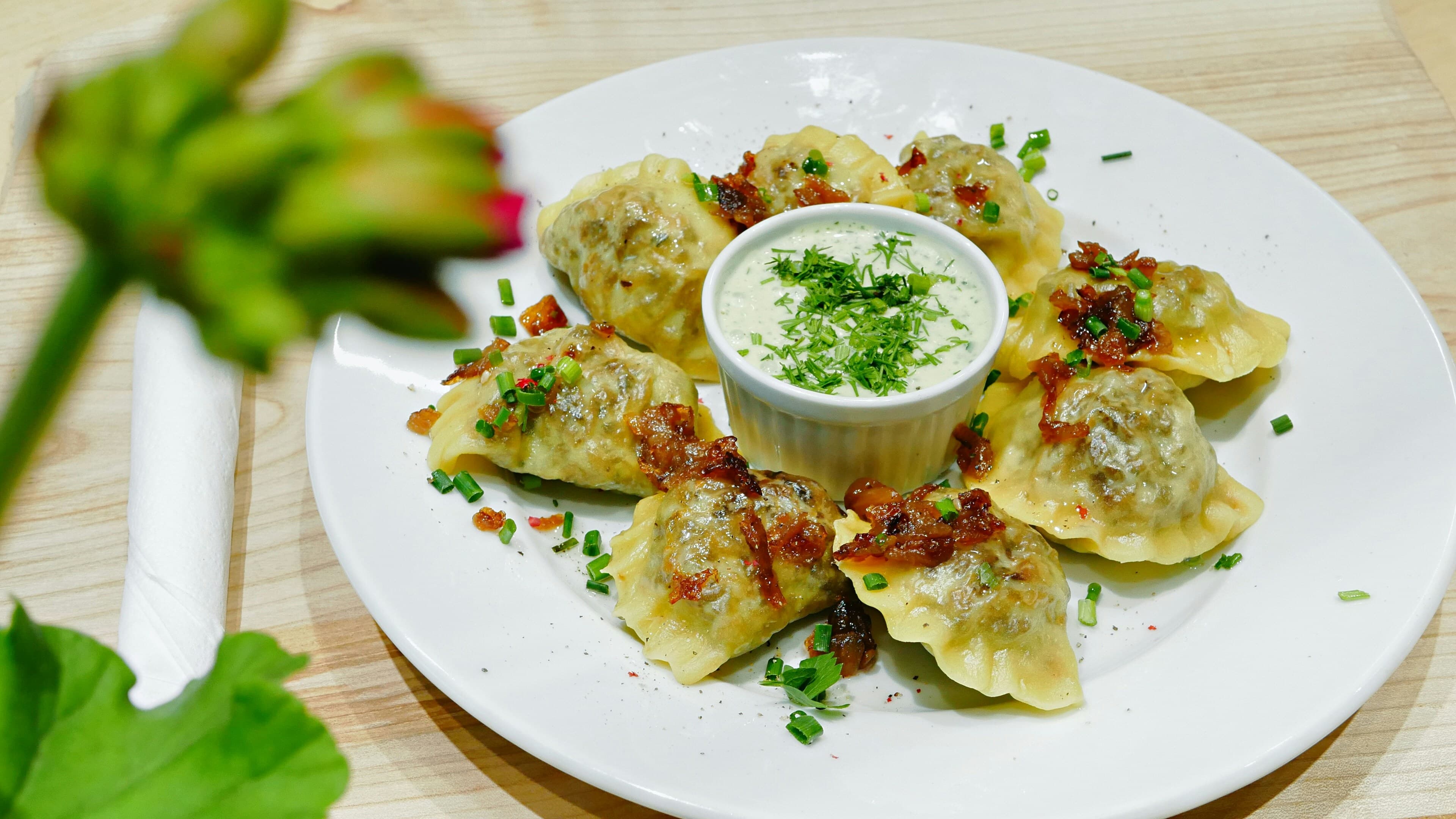 Pierogi Ruskie – fertig angerichtet