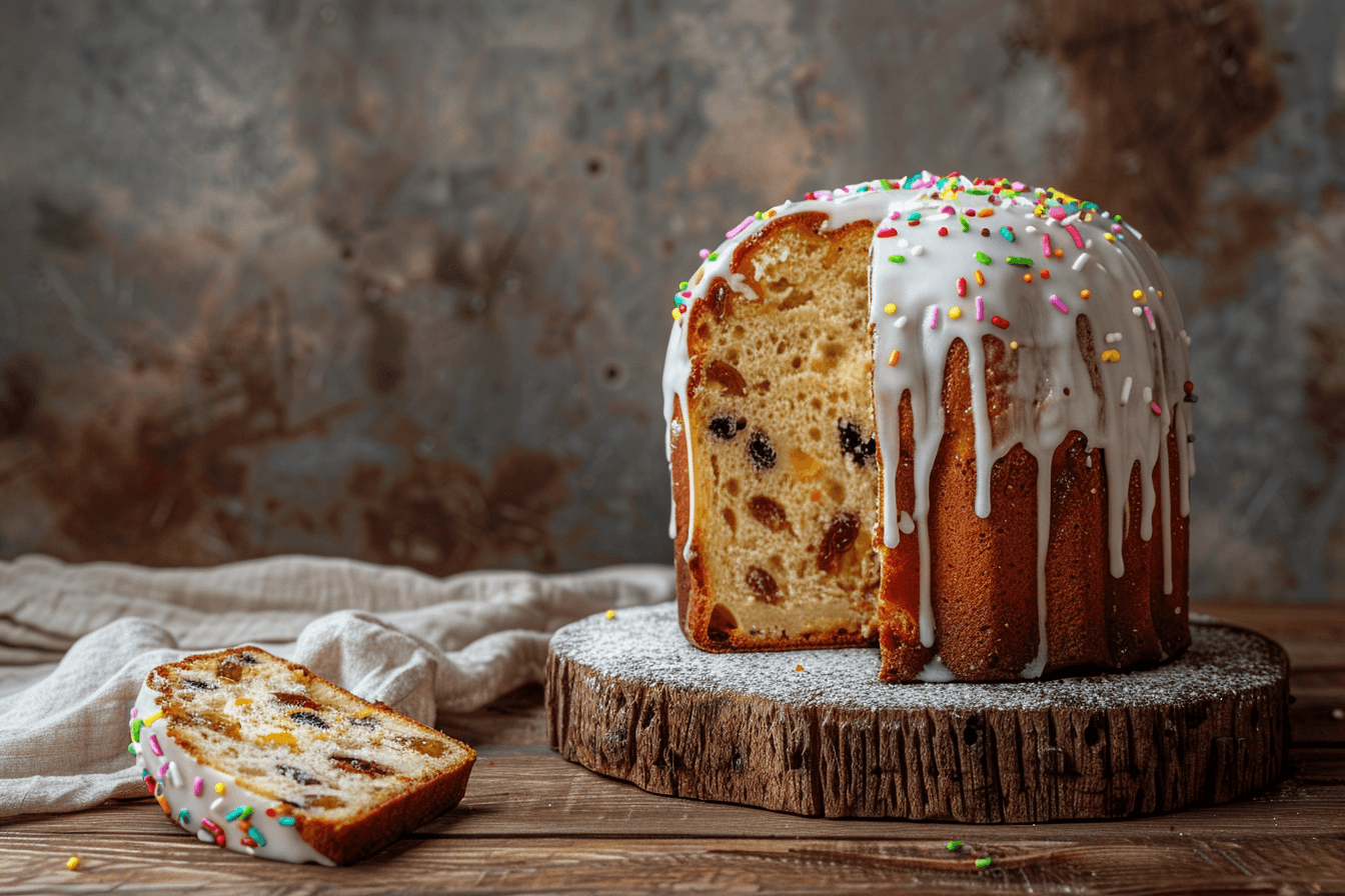 Кулич – fertig angerichtet