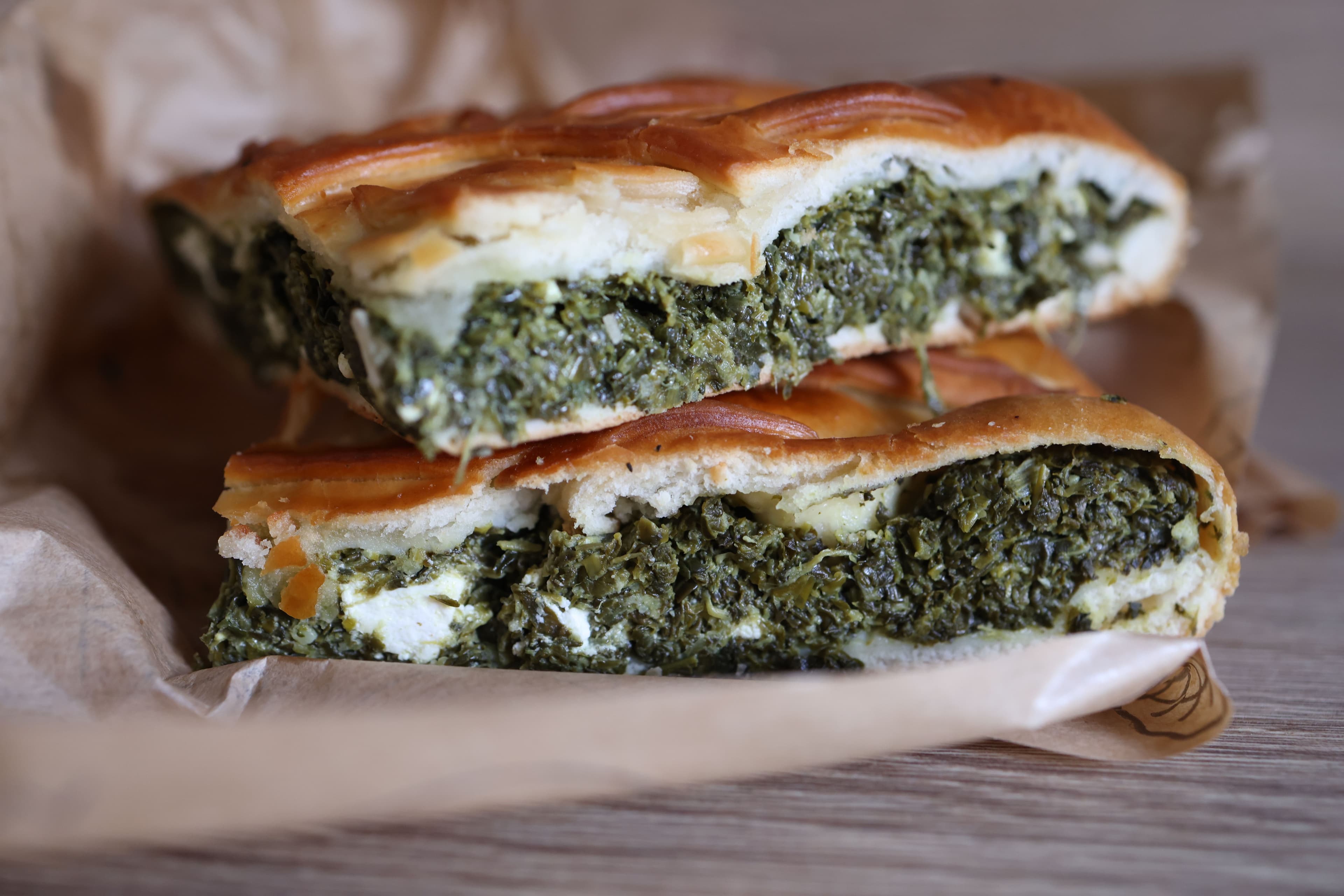 Spanakopita – fertig angerichtet