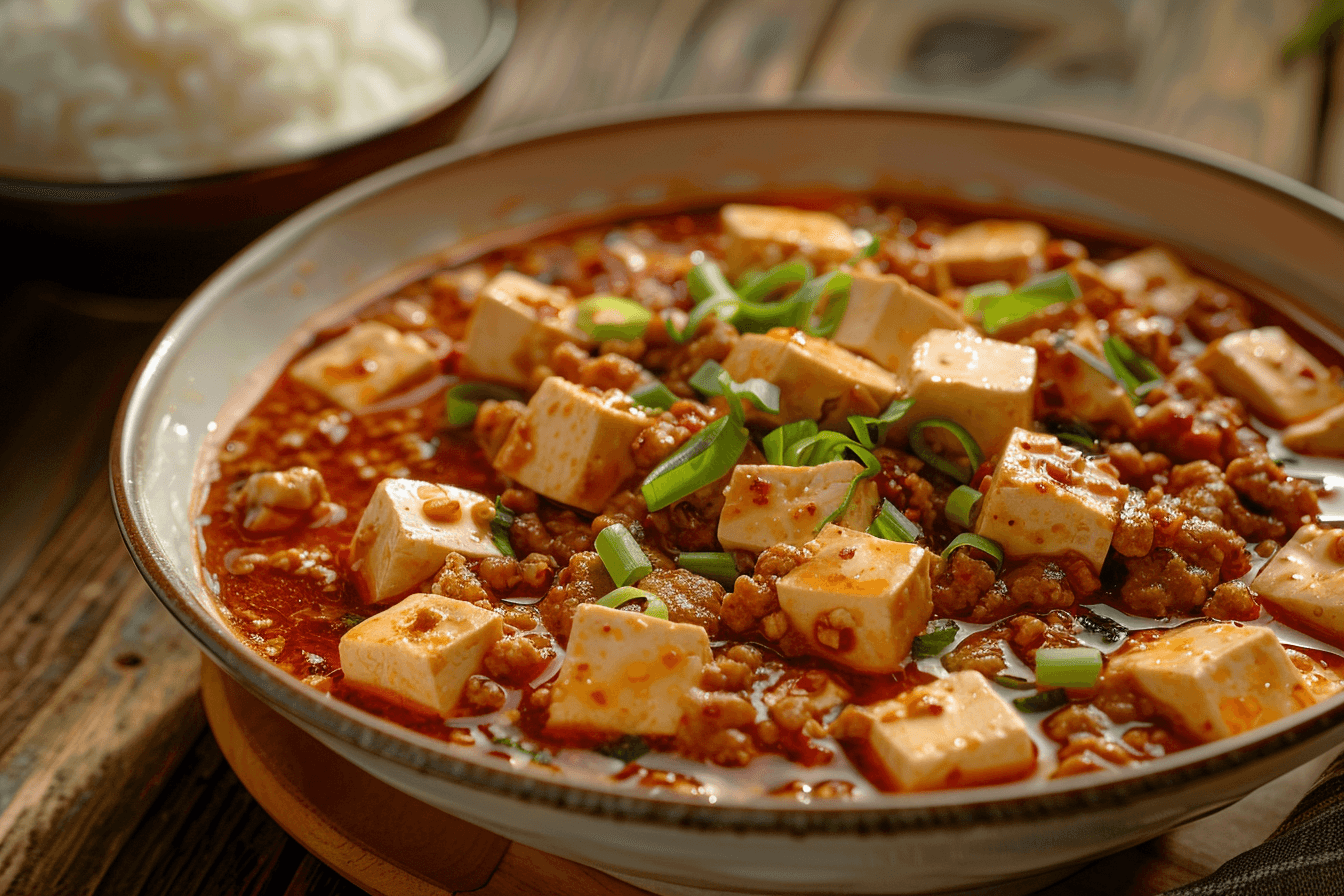 Mapo Tofu – fertig angerichtet