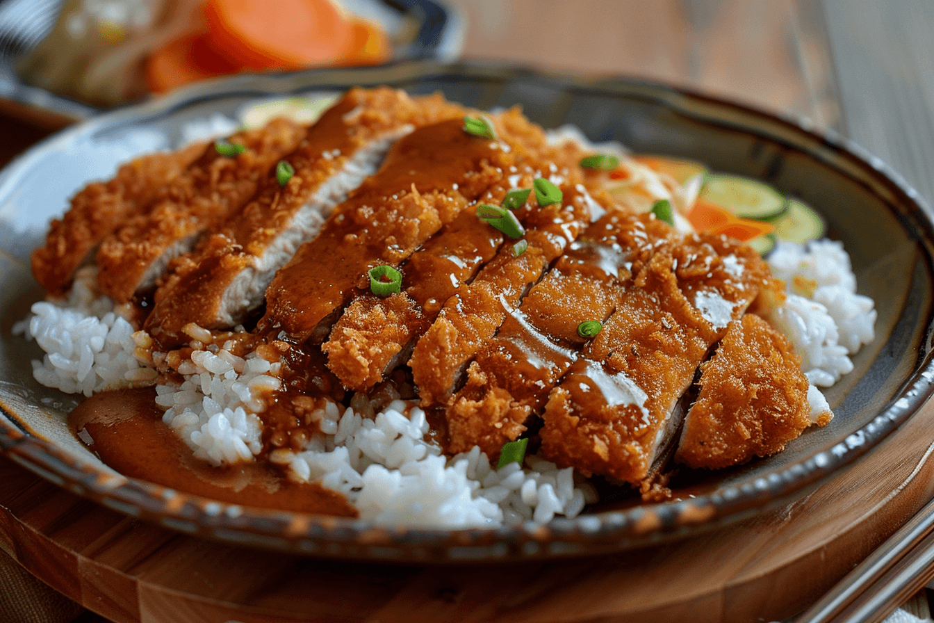 Chicken Katsu Curry – fertig angerichtet