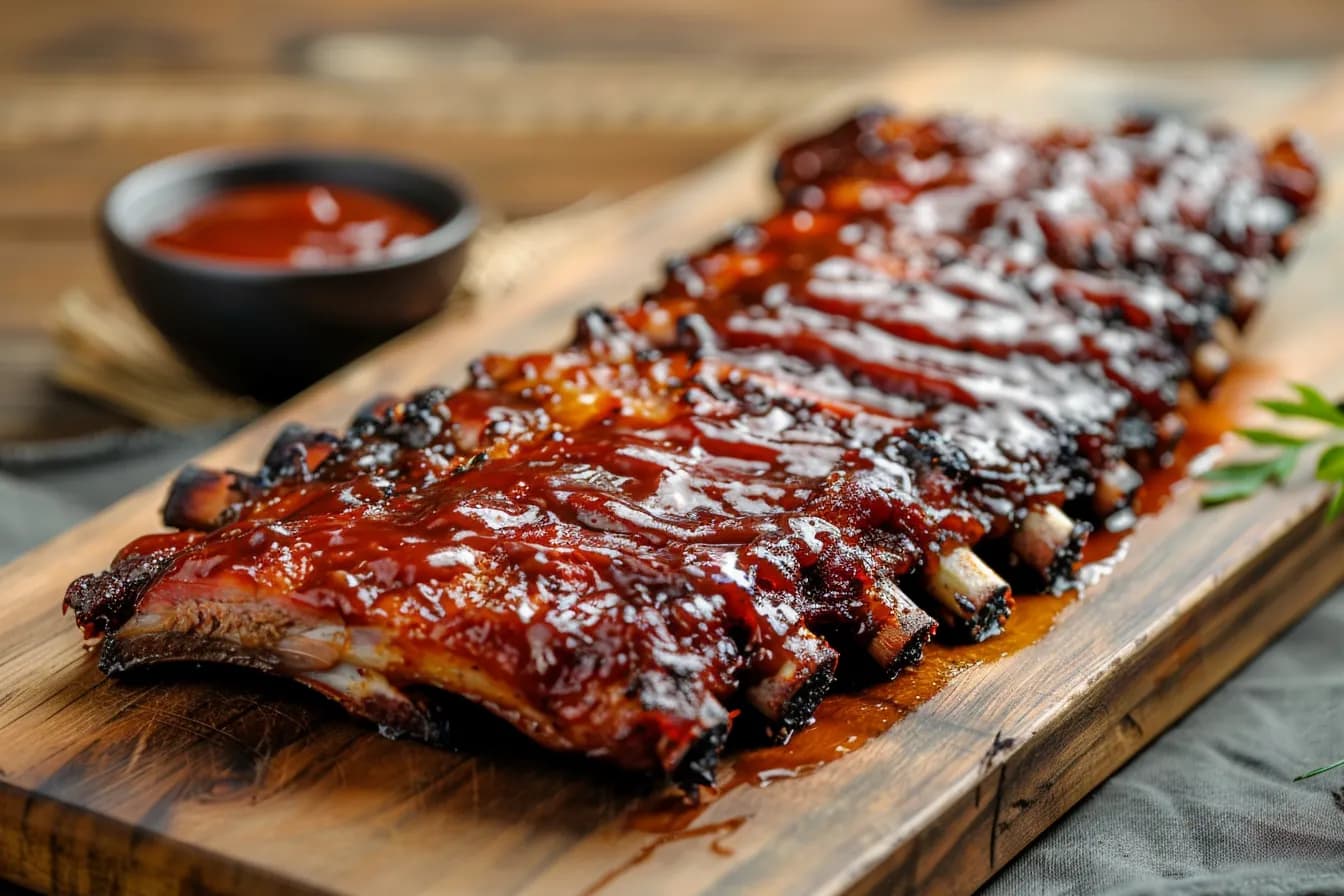 BBQ Spareribs – fertig angerichtet