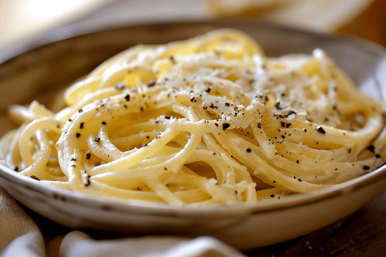 Cacio e Pepe – fertig angerichtet