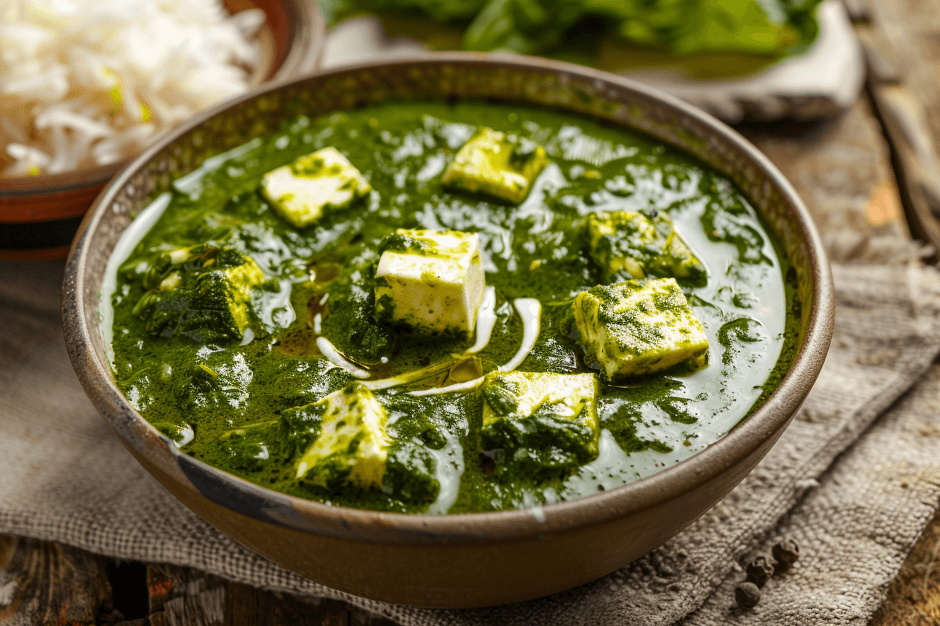 Palak Paneer – fertig angerichtet