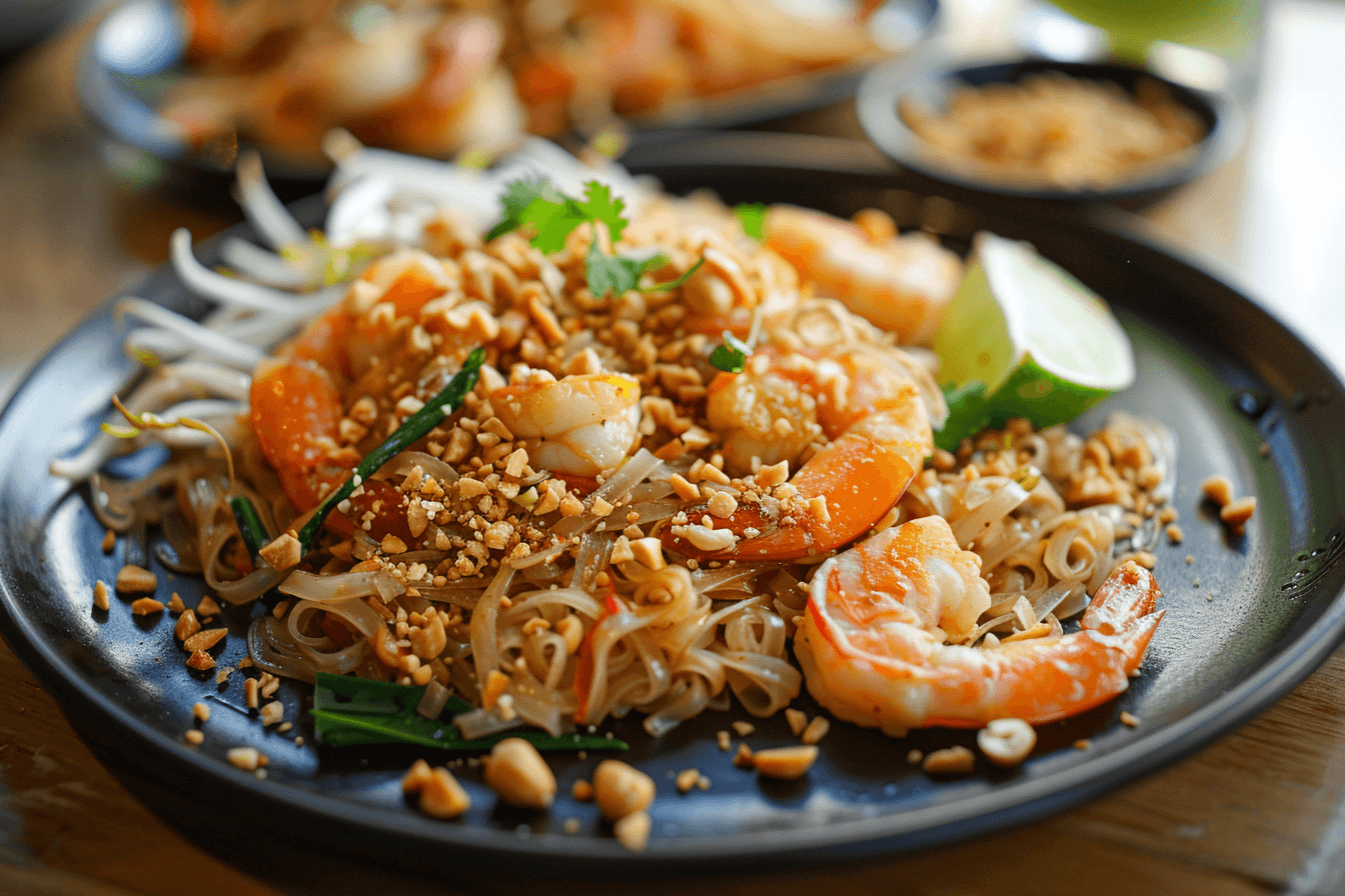 Pad Thai – fertig angerichtet