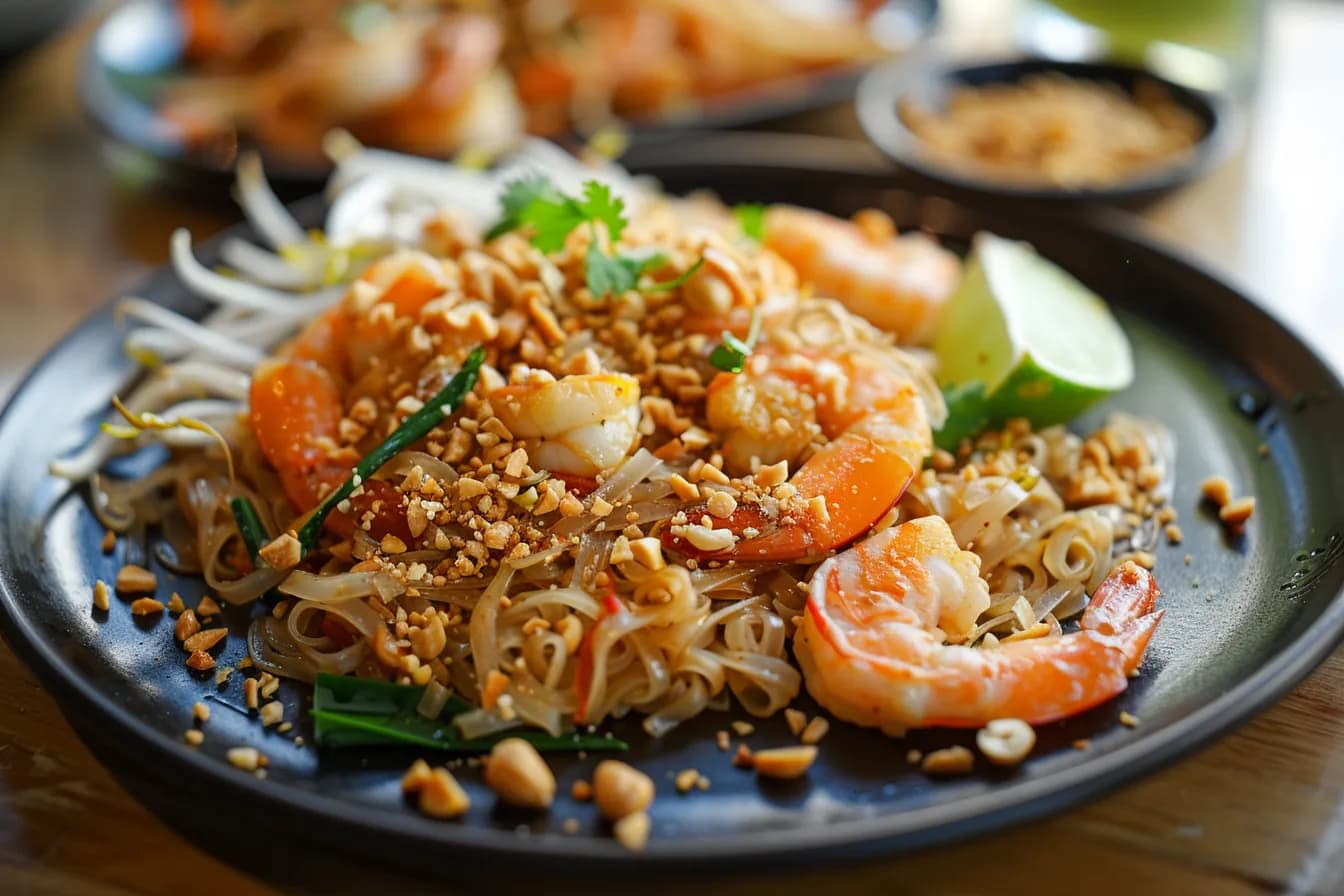 Pad Thai – fertig angerichtet