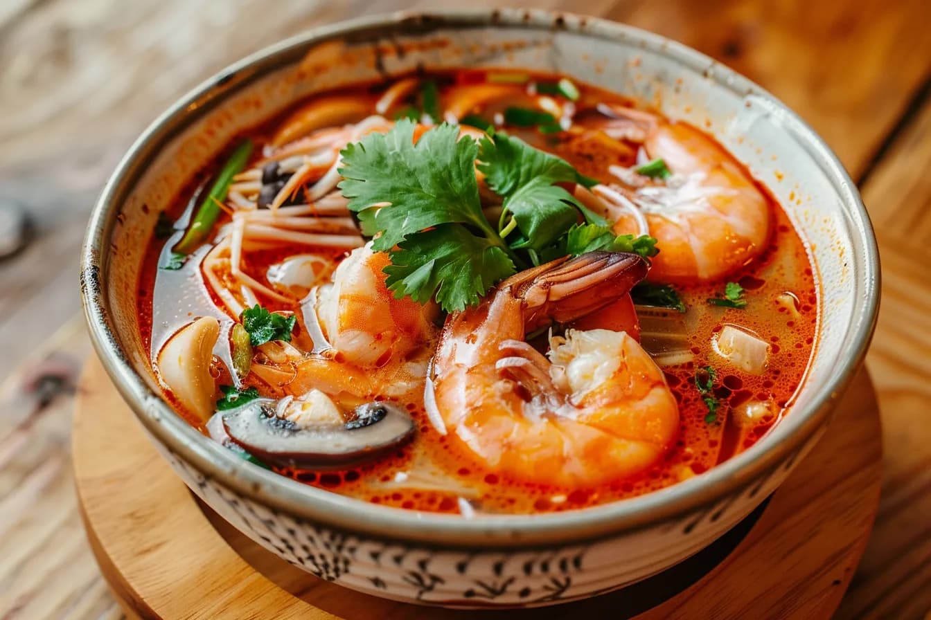 Tom Yum Goong – fertig angerichtet