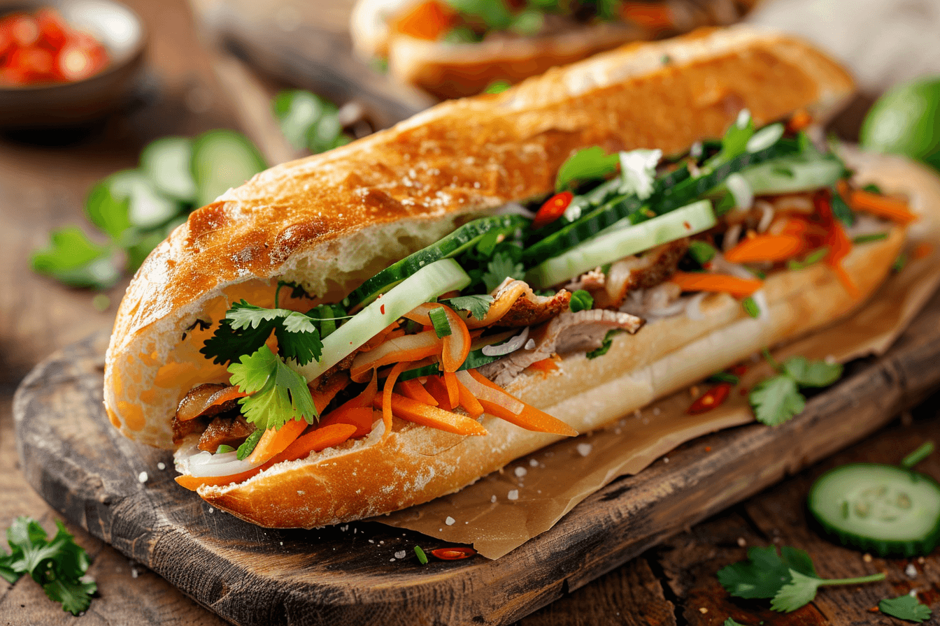 Bánh mì – fertig angerichtet