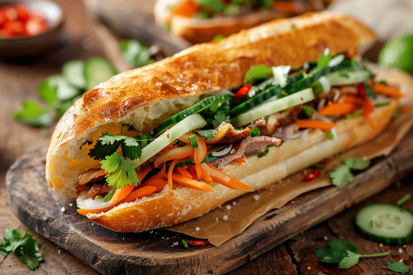Bánh mì – fertig angerichtet