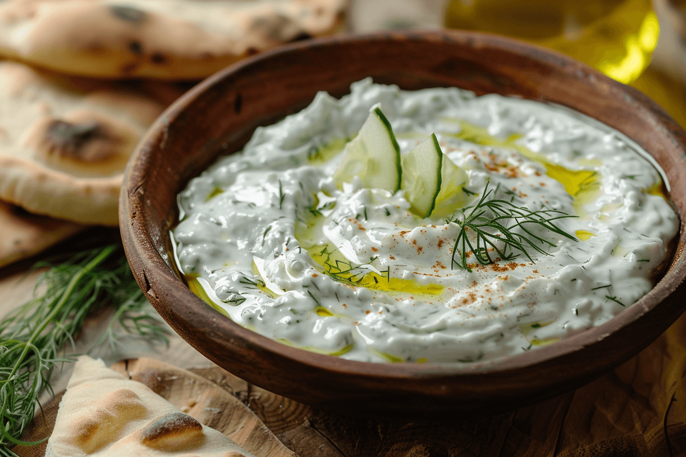 Tzatziki – fertig angerichtet