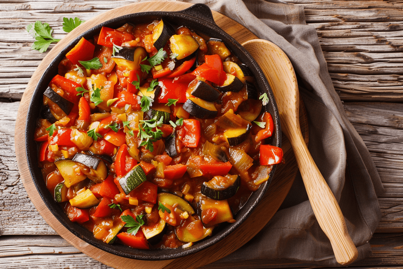 Ratatouille – fertig angerichtet