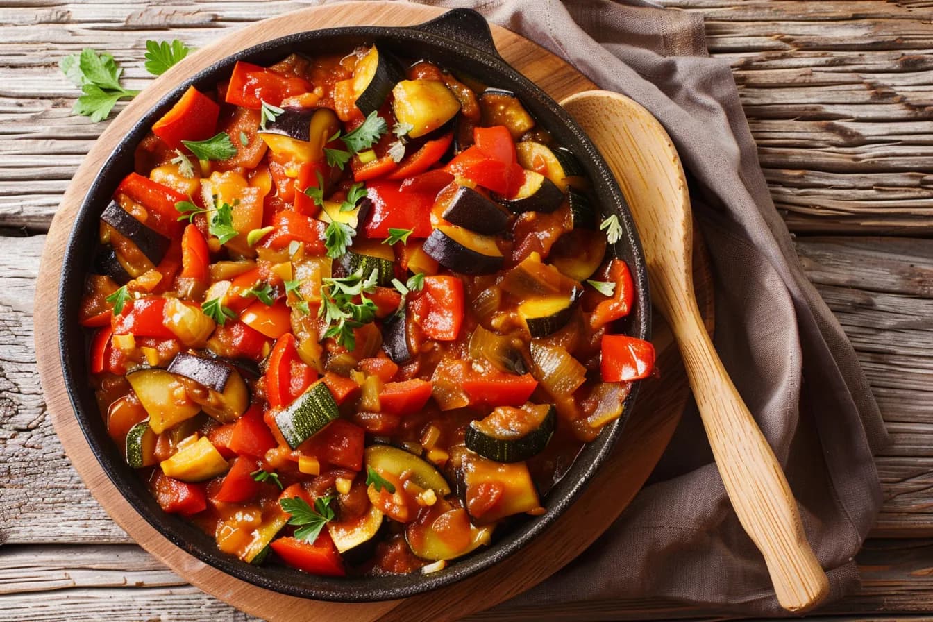 Ratatouille – fertig angerichtet