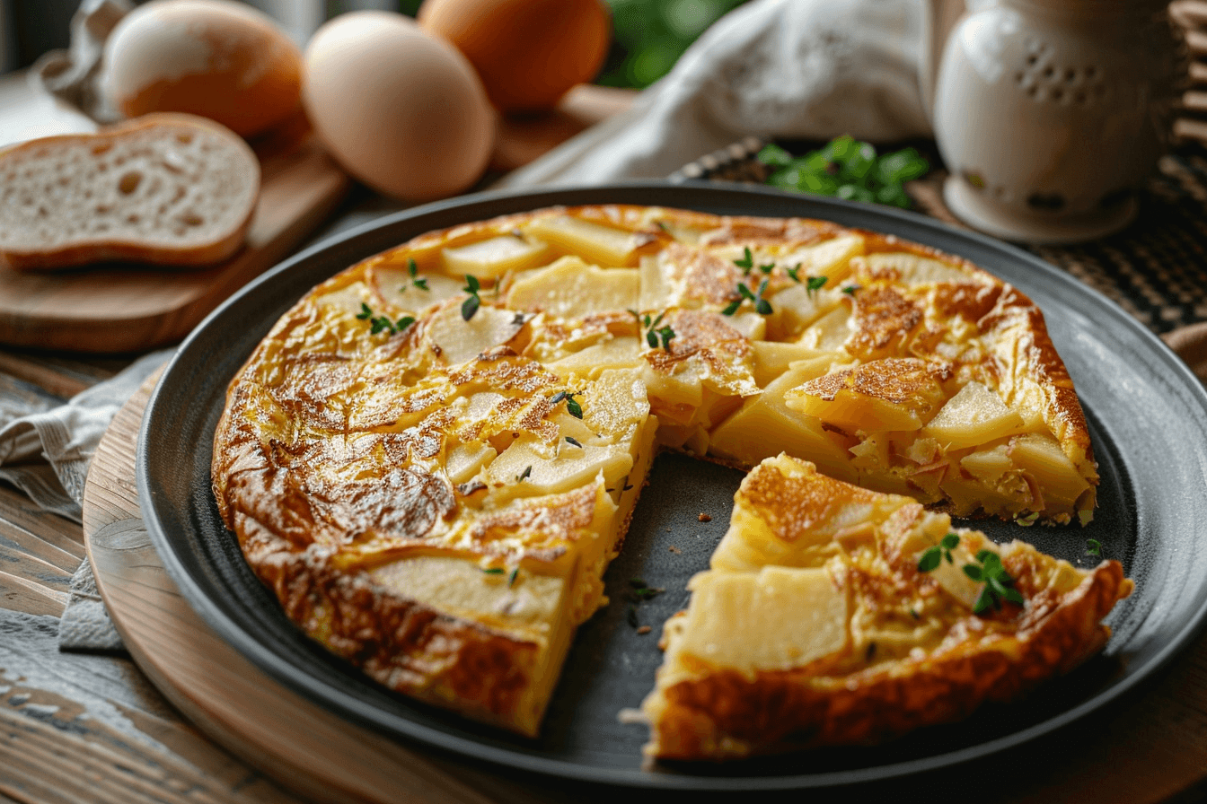 Tortilla Española – fertig angerichtet