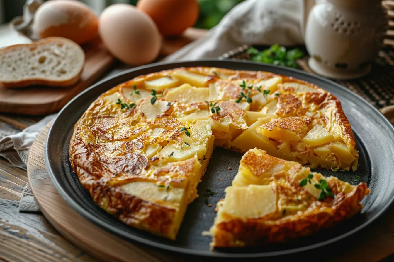 Tortilla Española – fertig angerichtet